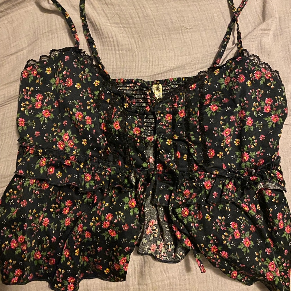 Free People Floral top